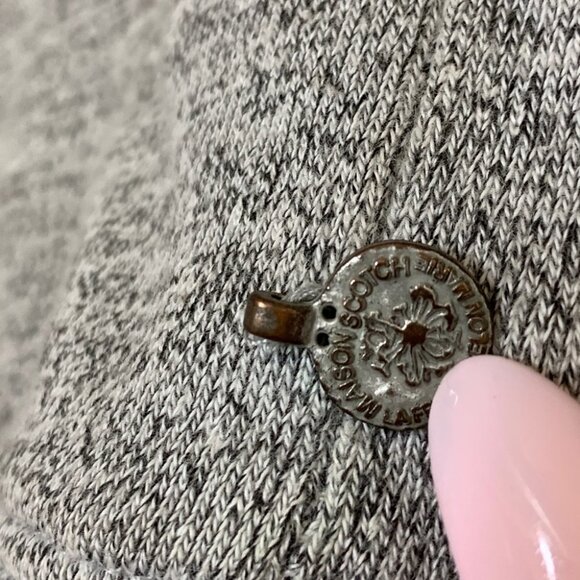 Maison Scotch Grey Short Sleeve Sweater Mini Dress - Picture 7 of 15